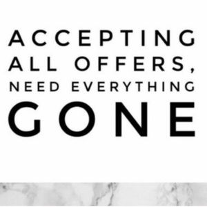 Donating everything not sold this weekend!!